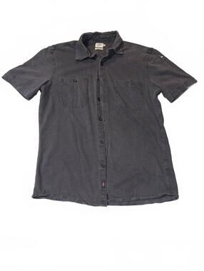 Faherty Brand Organic Cotton Short Sleeve Shirt Medium